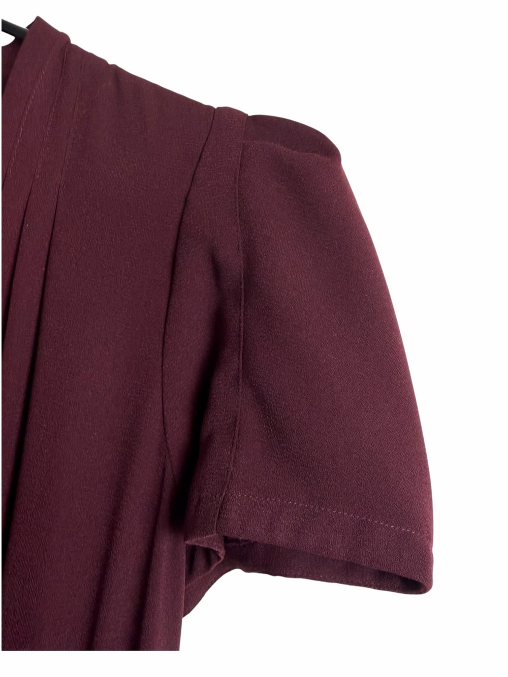 Vintage Betsey Johnson Burgundy Maxi Dress Puff Sleeve Romantic Y2K - Picture 3 of 9